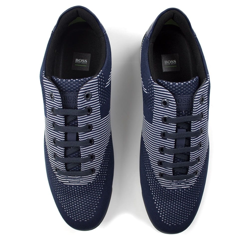 Hugo Boss Saturn Low Shoes Knit Navy