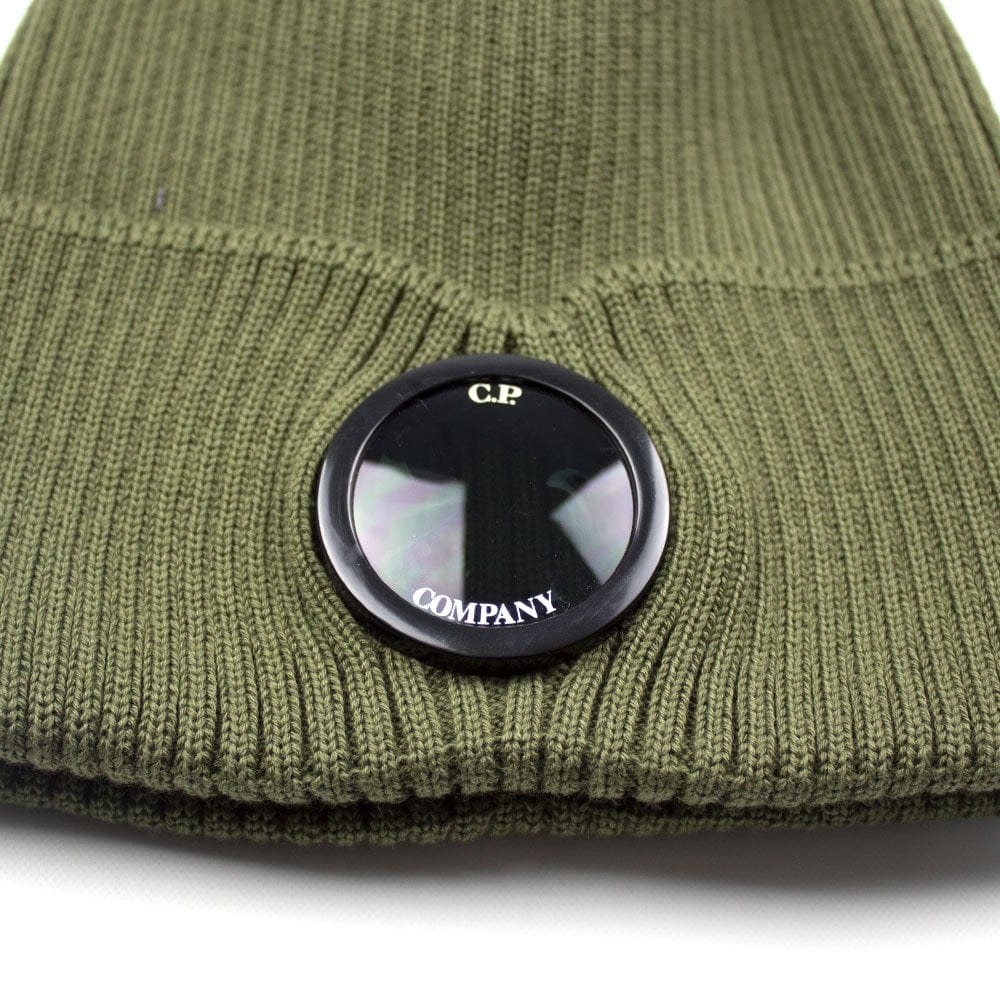 CP Company Watch Viewer Lens Summer Beanie Khaki