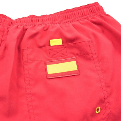 Hugo Boss Football Fish 'Spain' Swim Shorts Red