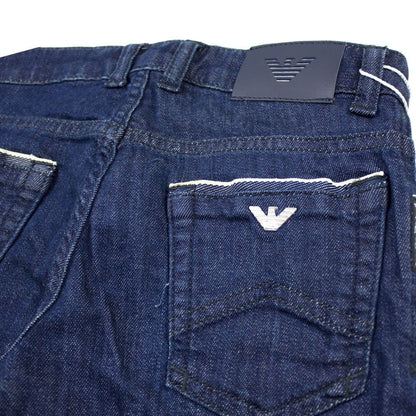 Armani Jeans Junior Raw Denim Blue