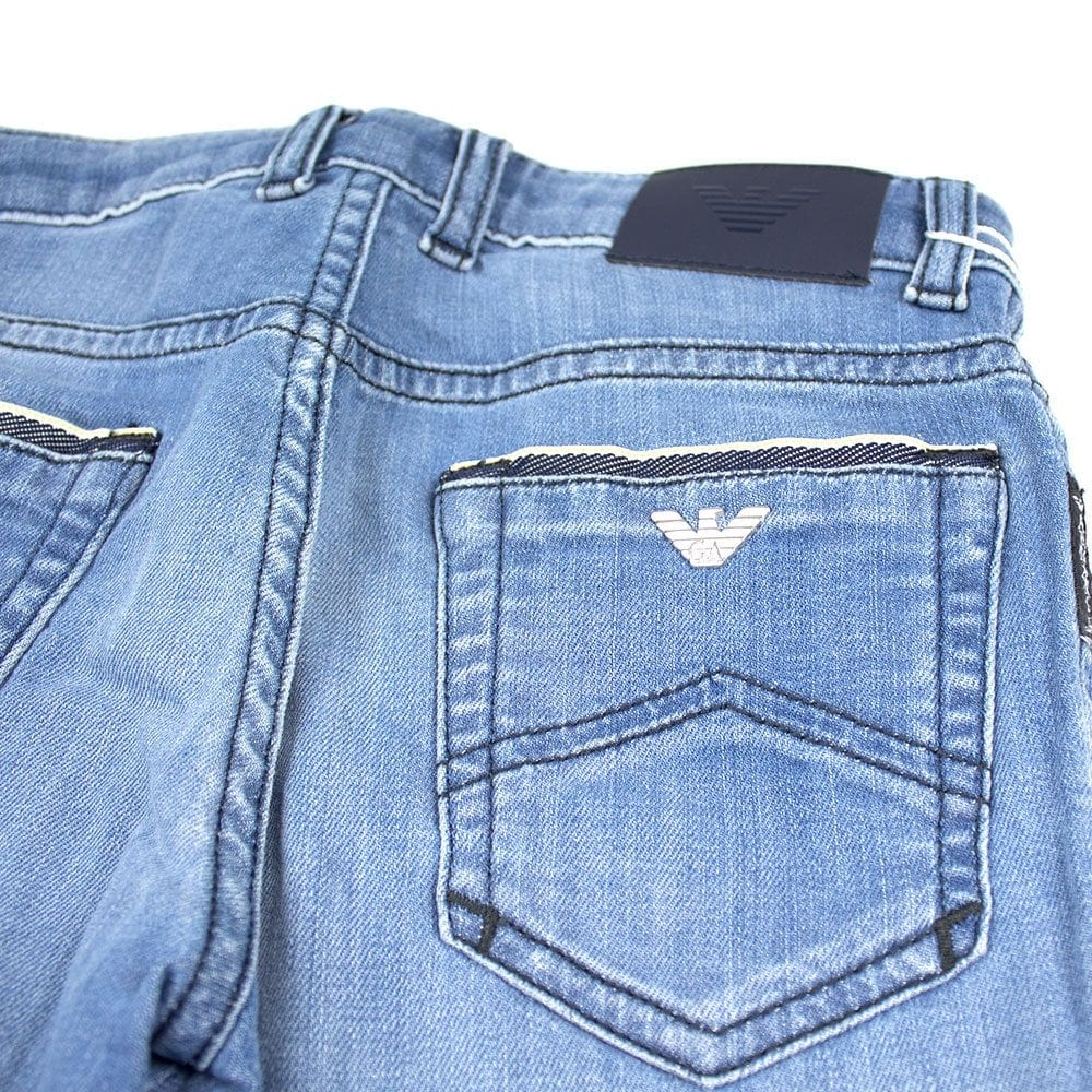 Emporio Armani Junior Stone Wash Denim