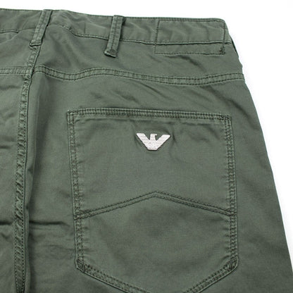 Emporio Armani J06 Slim Fit Chino Green
