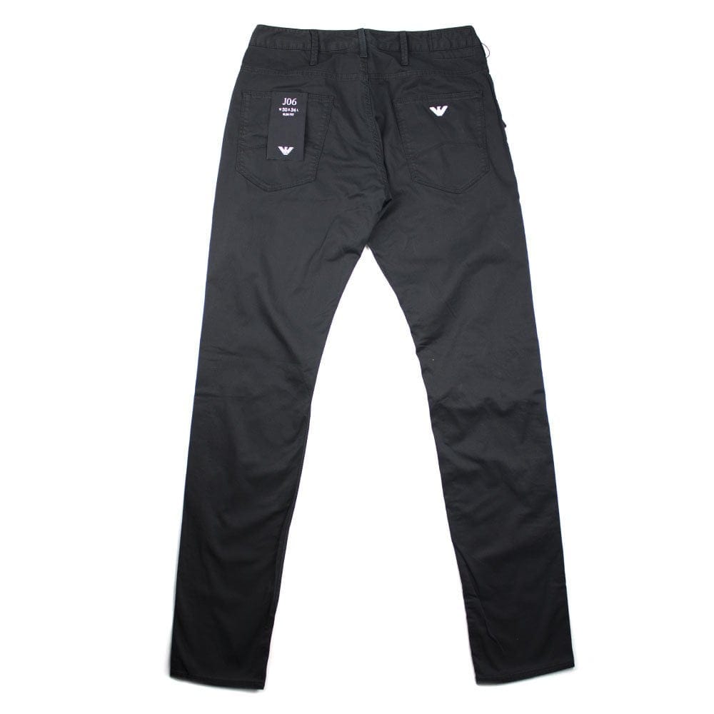 Emporio Armani J06 Slim Fit Chino Black