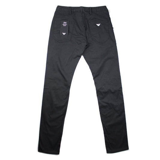 Emporio Armani J06 Slim Fit Chino Black