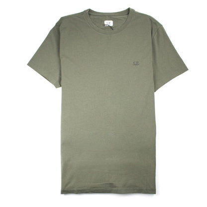 CP Company Goggle Hood Print T-shirt Khaki