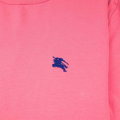 Burberry Joe-Forth Embroidered Logo T-shirt Pink\Blue