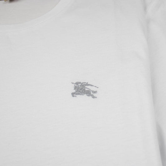 Burberry Joe-Forth Embroidered Logo T-shirt White/Grey