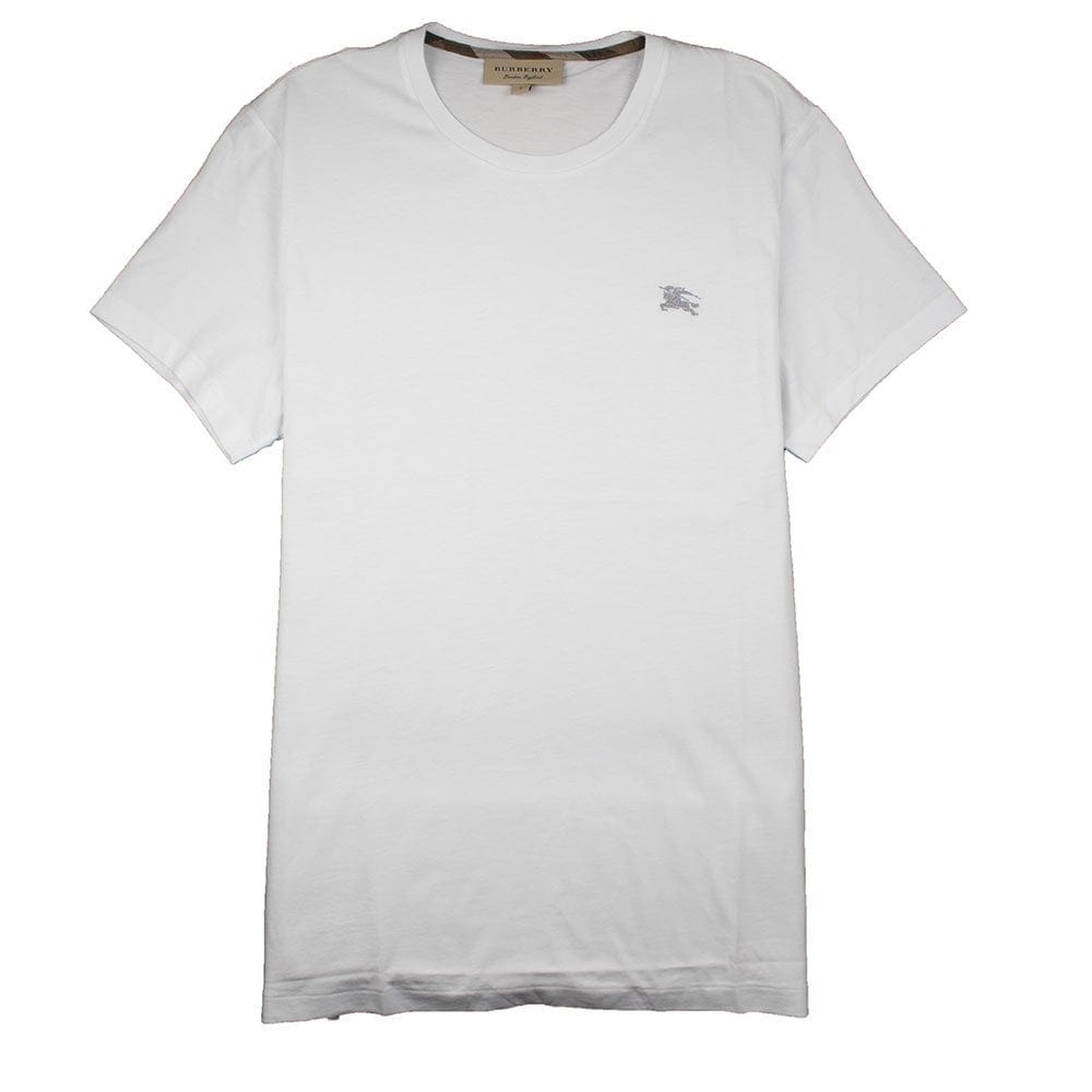 Burberry Joe-Forth Embroidered Logo T-shirt White/Grey