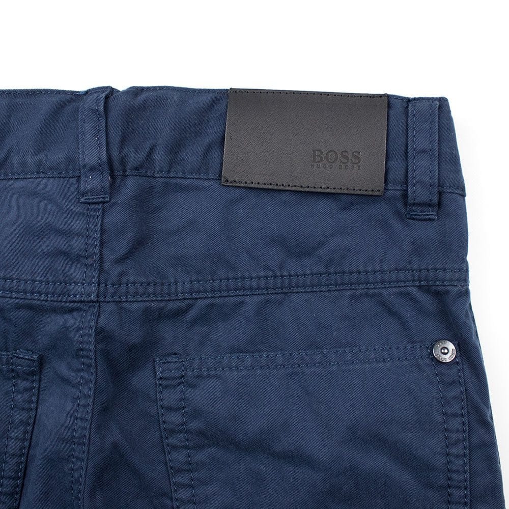Hugo Boss Junior Chino Trousers Navy