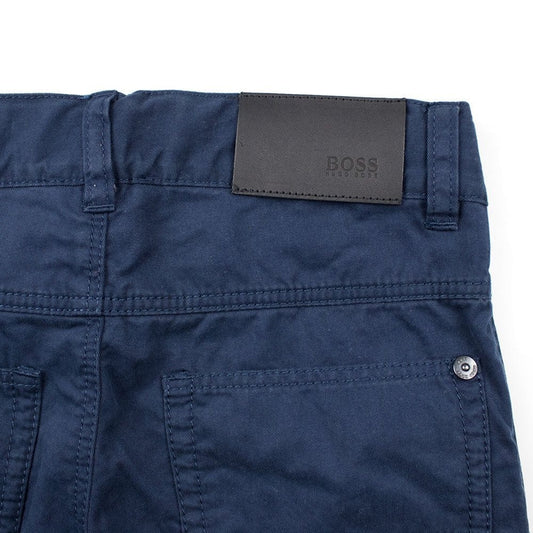 Hugo Boss Junior Chino Trousers Navy