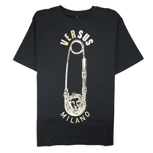 Versace Versus Safety Pin T-Shirt Black