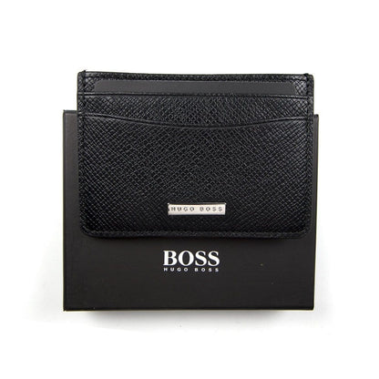 Hugo Boss Money Clip Card Holder Black