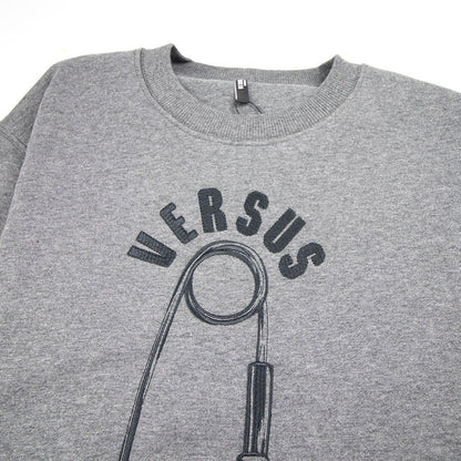 Versace Versus Safety Pin Sweatshirt Grey