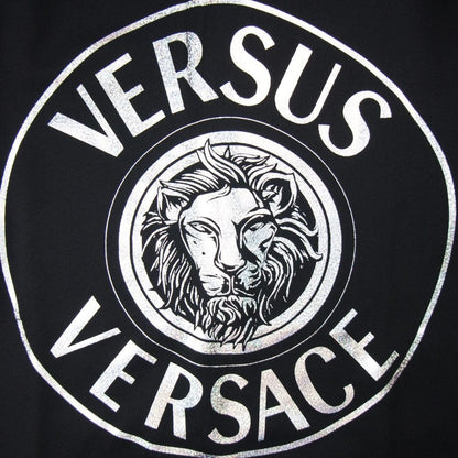 Versace Versus Metallic Hologram Sweatshirt Black