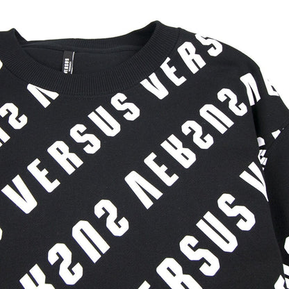 Versace Versus Multi Versus Stamp Sweatshirt Black