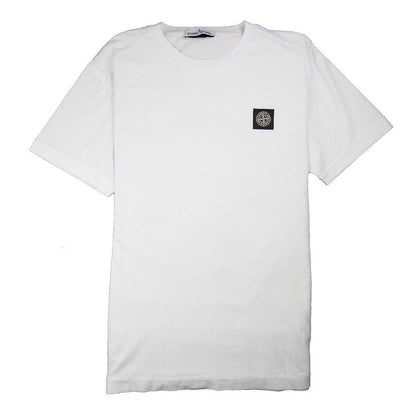 Stone Island Logo Patch T-Shirt White
