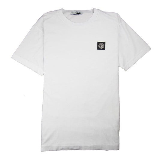 Stone Island Logo Patch T-Shirt White