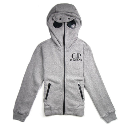 CP Company Undersixteen Goggle Full Zip Up Hoody Grey