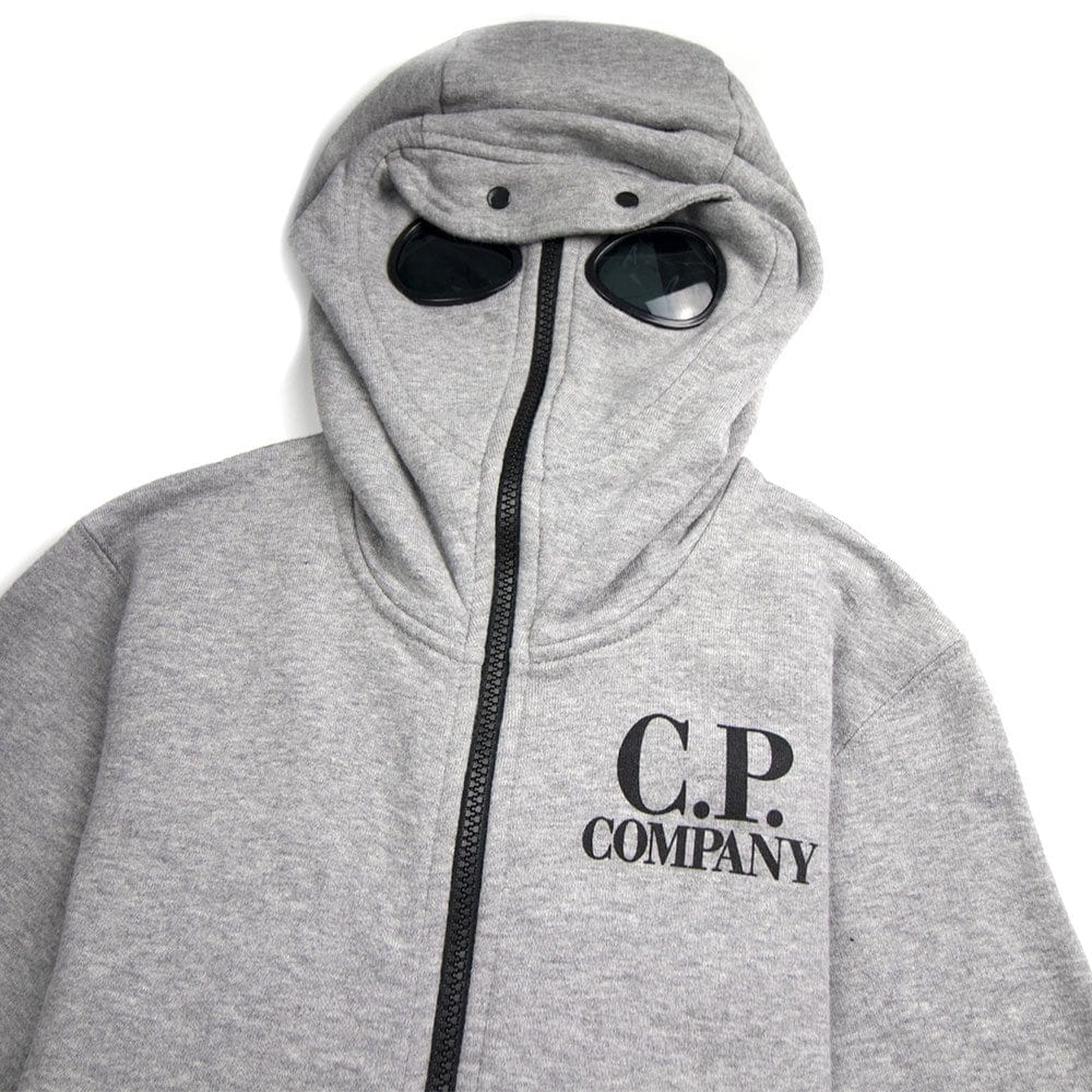 CP Company Undersixteen Goggle Full Zip Up Hoody Grey