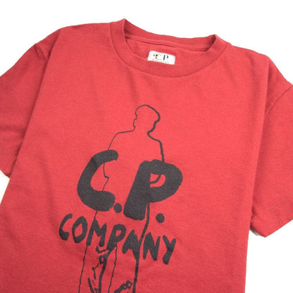 CP Company Undersixteen Outline Man T-Shirt Red