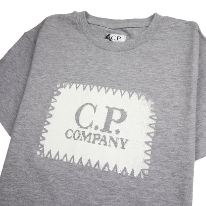 CP Company Undersixteen Patch Logo T-Shirt Grey
