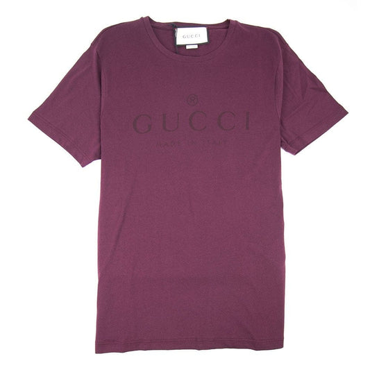Gucci Classic Logo T-shirt Wine