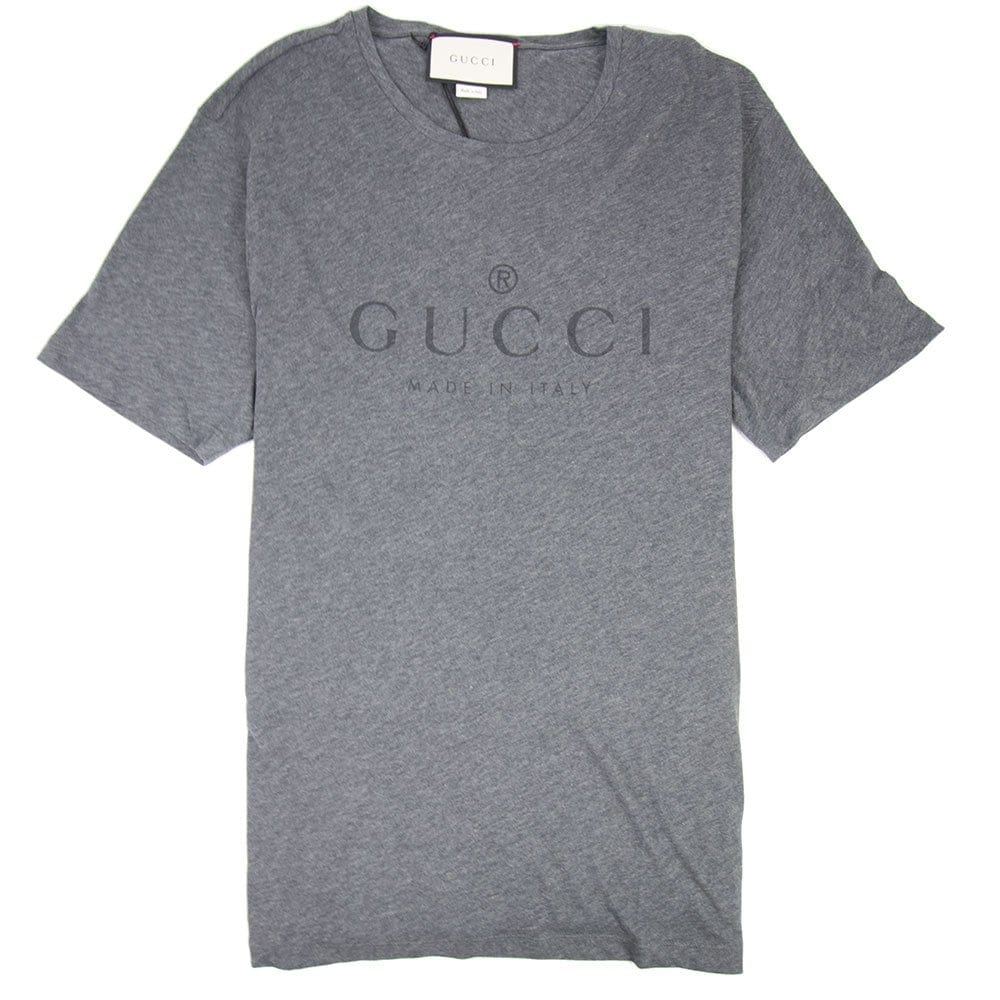 Gucci Classic Logo T-shirt Dark Grey