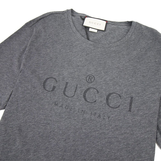 Gucci Classic Logo T-shirt Dark Grey