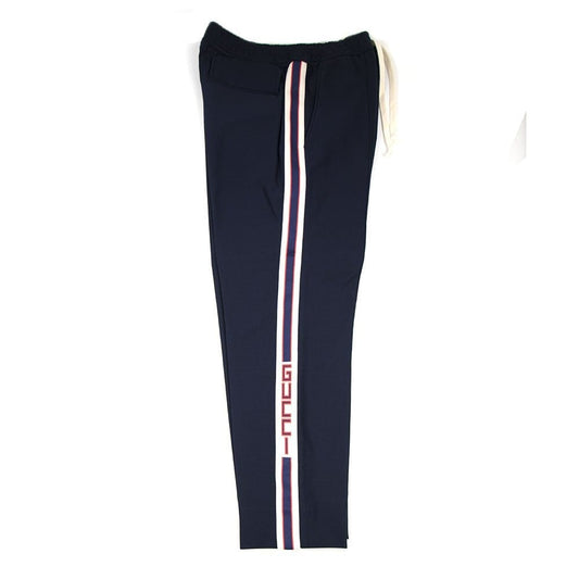 Gucci Jogging Pant With Gucci Stripe Blue