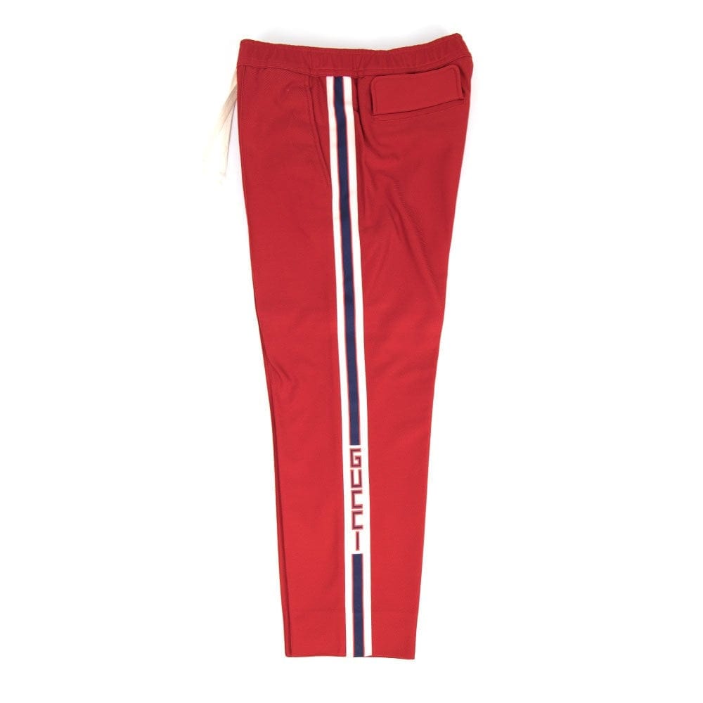 Gucci Jogging Pant With Gucci Stripe Red