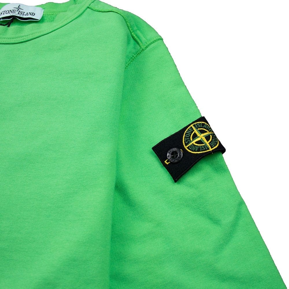 Stone Island Junior Crewneck Sweatshirt Green