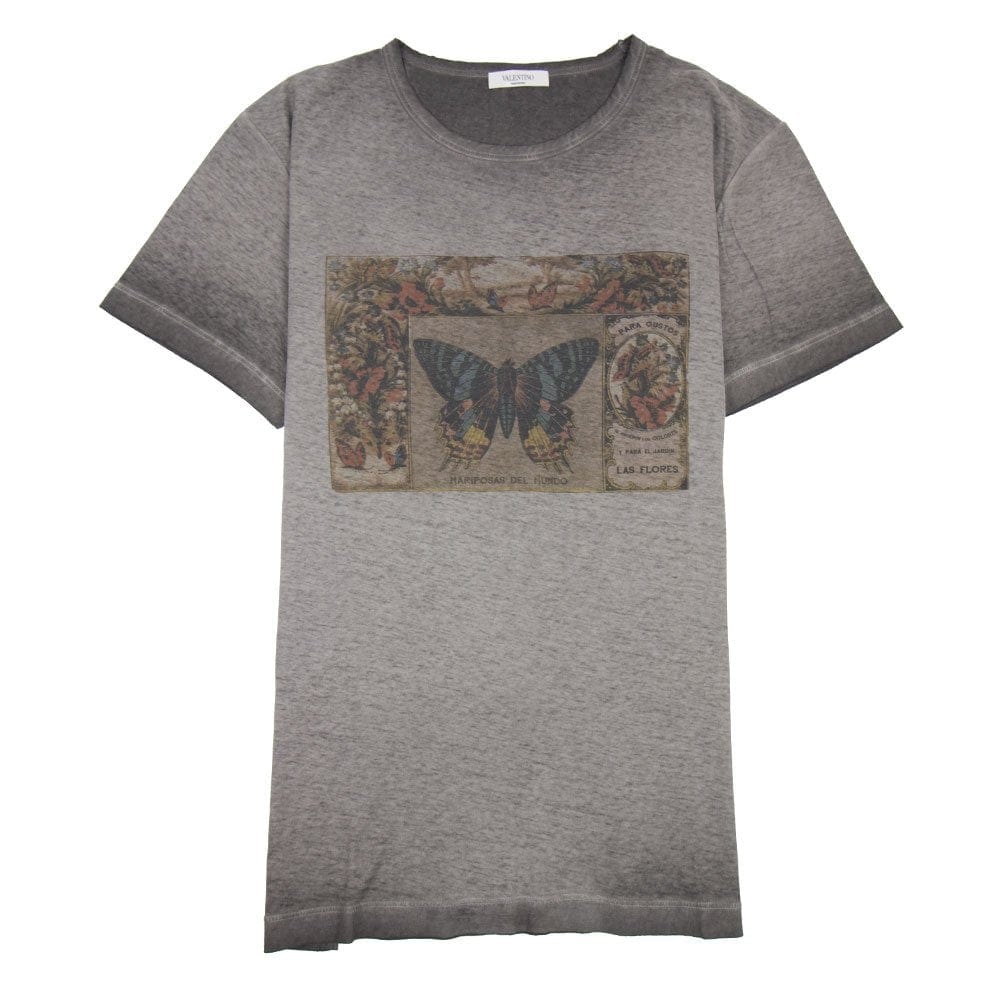 Valentino Cuban Boxes Print T-shirt Grey