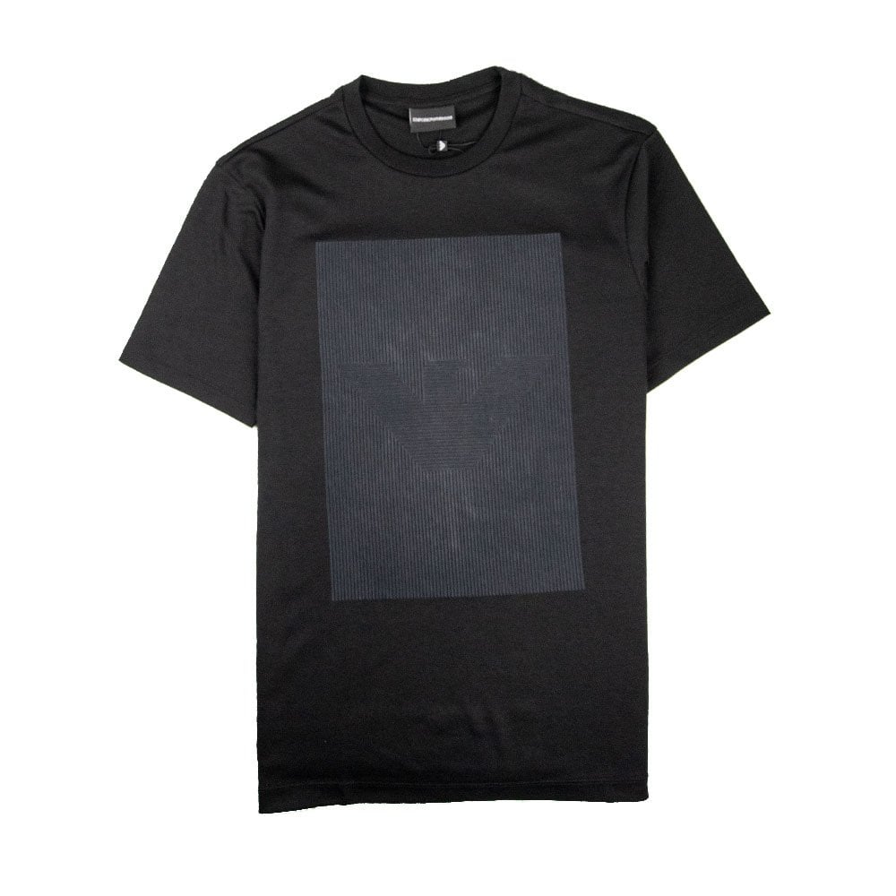Emporio Armani Courdroy T-shirt Black