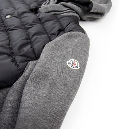 Moncler Padded Body Hooded Jacket Dark Grey