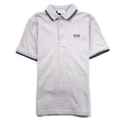 Hugo Boss Kids Basic Logo Polo Grey/Navy