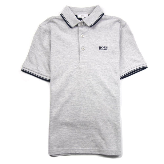 Hugo Boss Kids Basic Logo Polo Grey/Navy