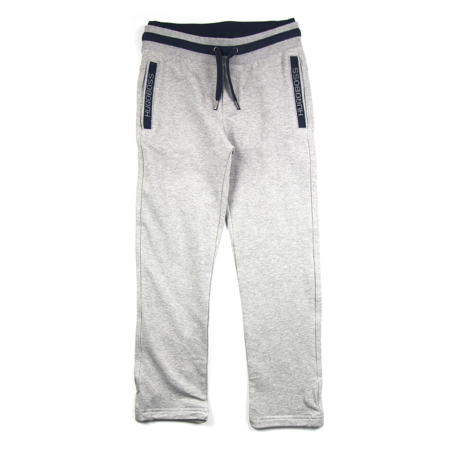 Hugo Boss Kids Side Pocket Logo Track Bottoms Grey
