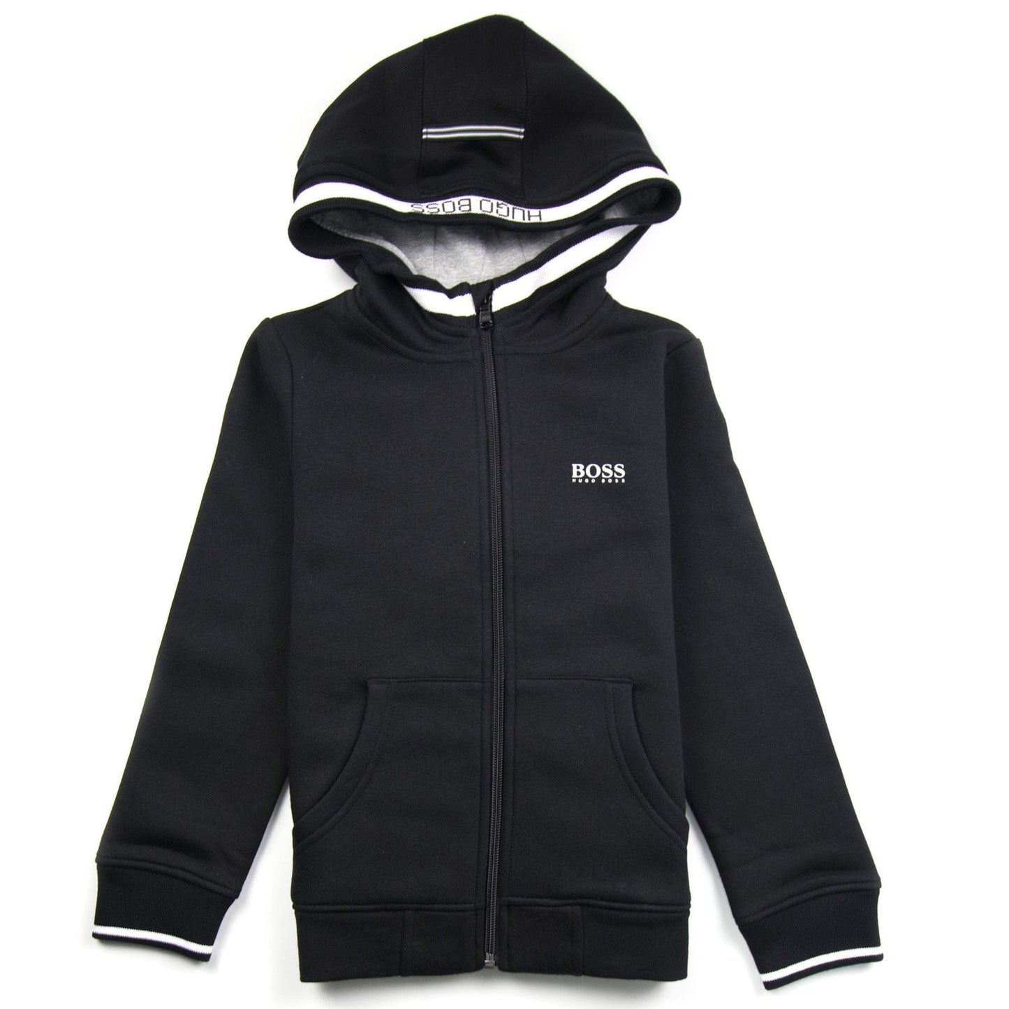 Hugo Boss Kids Fleece Hoody Black