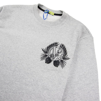 Versace Jeans VJ Chest Logo Crewneck Sweatshirt Grey