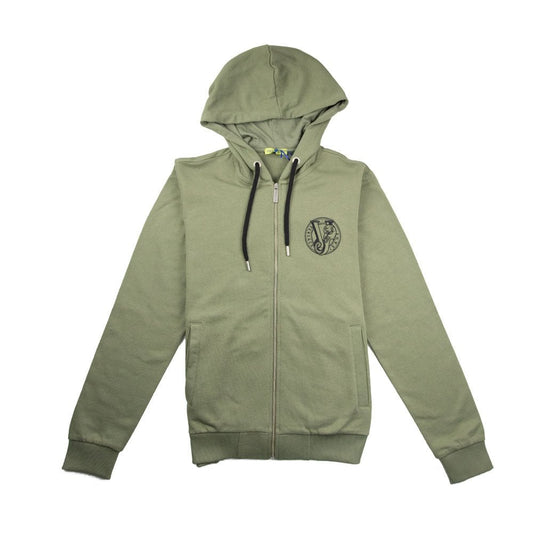 Versace Jeans VJ Chest Logo Zip Up Hoody Green