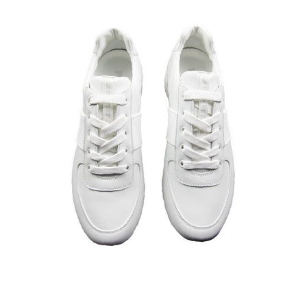 Prada Vitello Plume Trainers White