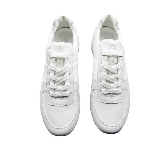 Prada Vitello Plume Trainers White