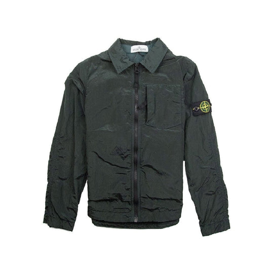 Stone Island Junior Nylon Metal Overshirt Green
