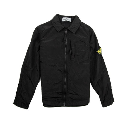 Stone Island Junior Nylon Metal Shirt Black