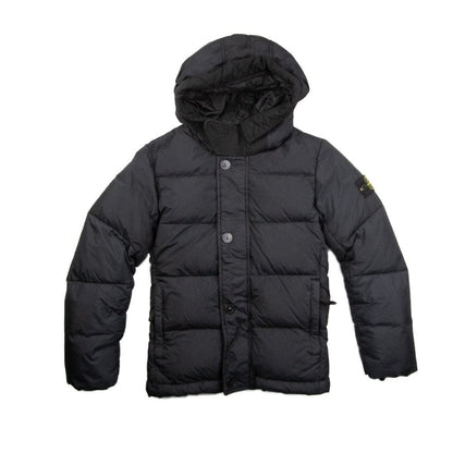 Stone Island Junior Crinkle Jacket Black