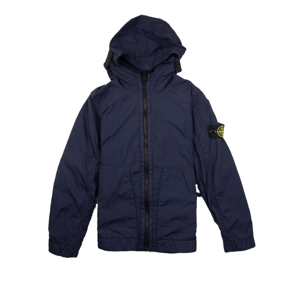 Stone Island Junior Waterproof Jacket Navy