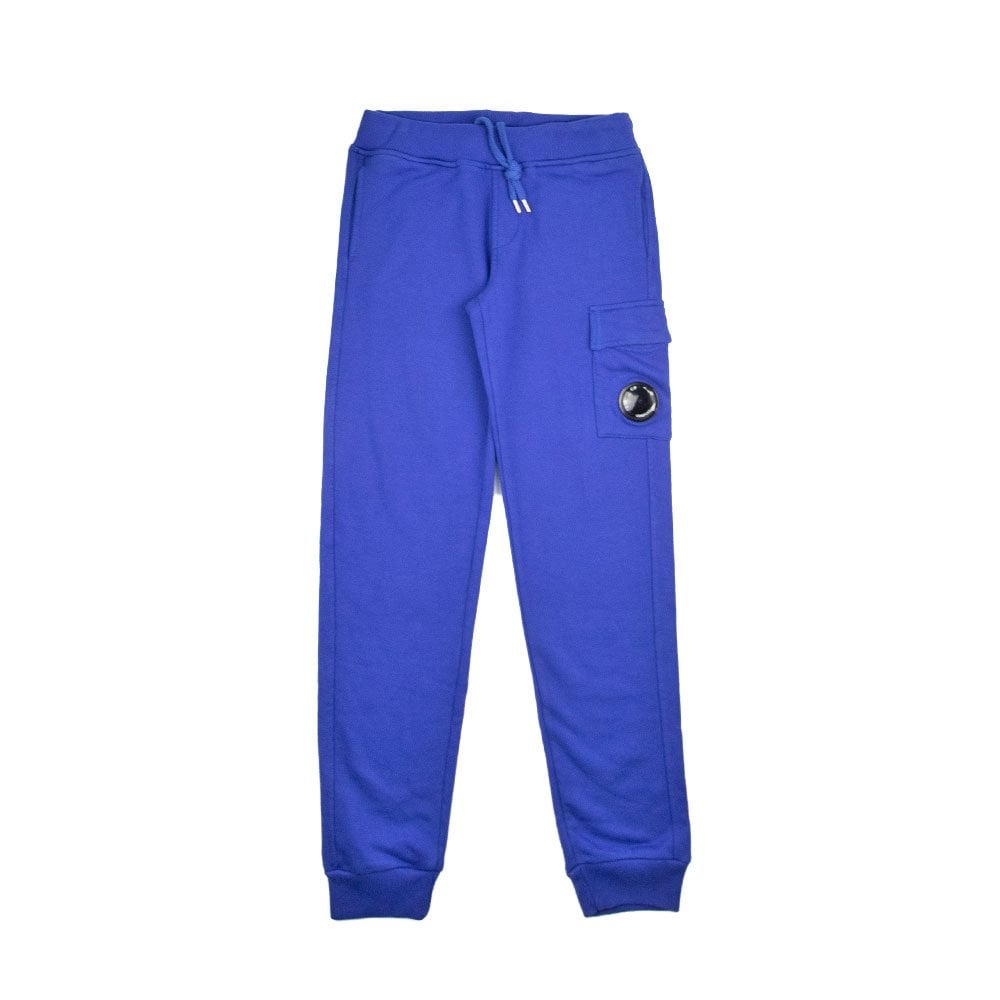 CP Company Undersixteen Watch Viewer Diagonal Fleece Tracksuit Bottoms Electric Blue