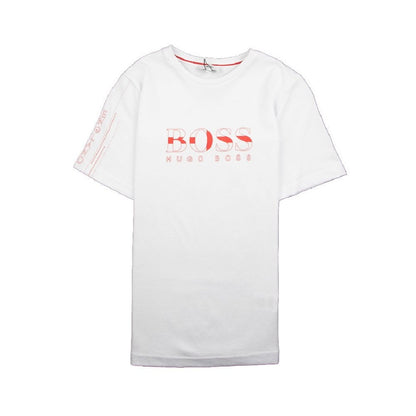 Hugo Boss Kids Football 'England' T-Shirt White