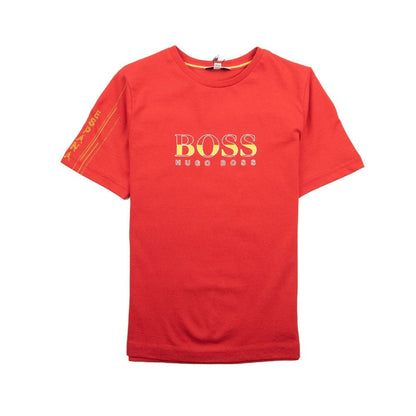 Hugo Boss Kids Football 'Spain' T-Shirt Red