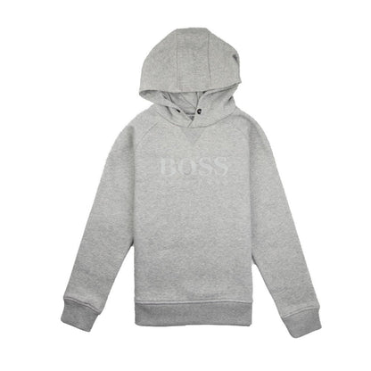 Hugo Boss Kids Pullover Hoody Light Grey